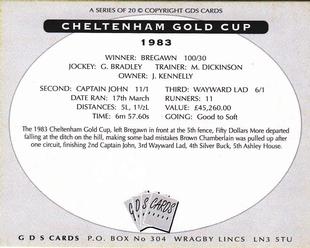 2000 GDS Cards Cheltenham Gold Cup #1983 Bregawn Back